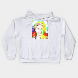 Anicius Manlius Severinus Boethius Colourful Portrait | Boethius Artwork 11 Kids Hoodie